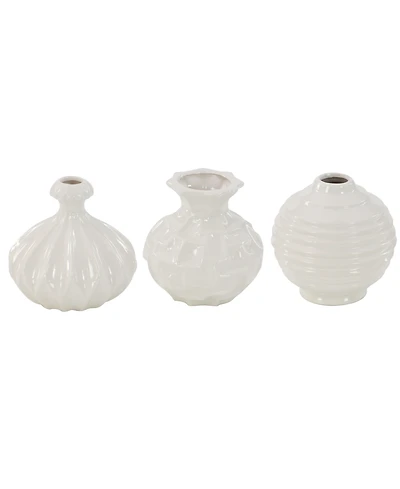 Ceramic Modern 3 Piece Vase Set