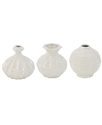 Ceramic Modern 3 Piece Vase Set