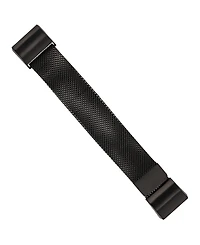 WITHit Black Stainless Steel Mesh Band designed for Fitbit Charge 2