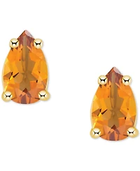 Citrine Pear Stud Earrings (3/8 ct. t.w.) 14k Gold