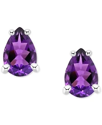 Amethyst Pear Stud Earrings (3/4 ct. t.w.) 14k Gold