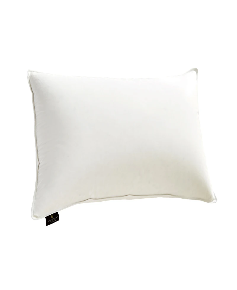 Farm to Home Premium White Down Medium/Firm Cotton Pillow, Standard/Queen
