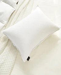 Farm to Home Premium White Down Medium/Firm Cotton Pillow, Standard/Queen