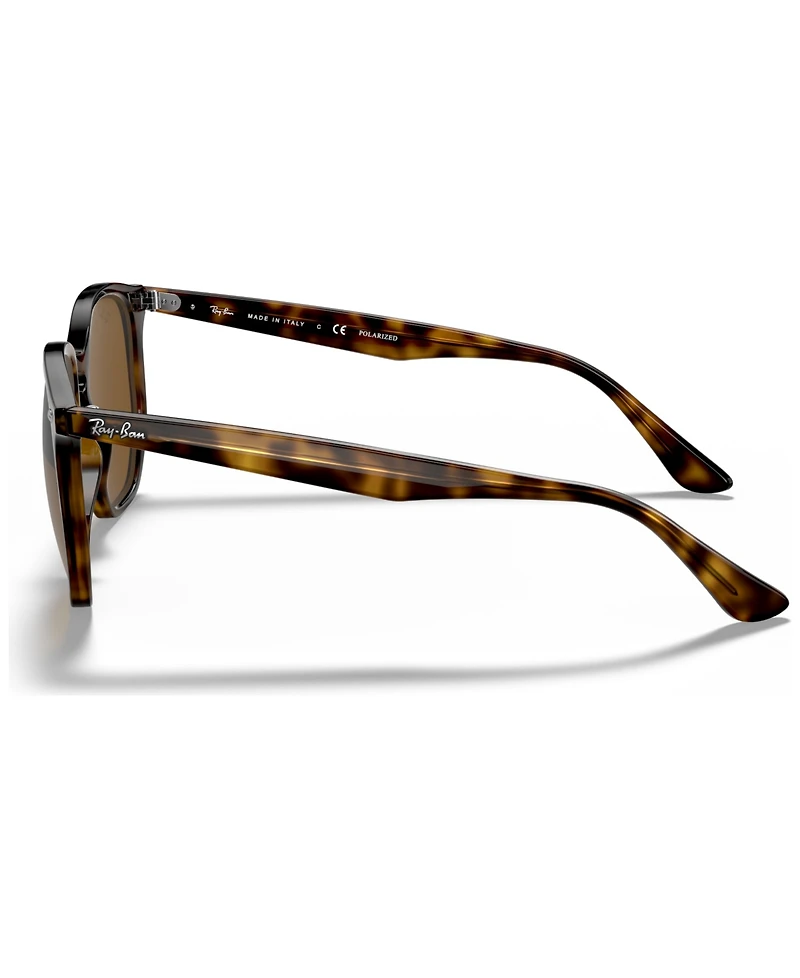 Ray-Ban Unisex Polarized Low Bridge Fit Sunglasses, RB4306F 54