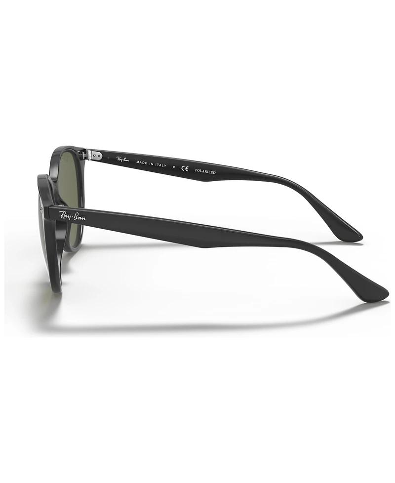 Ray-Ban Unisex Polarized Low Bridge Fit Sunglasses, RB4305F 53