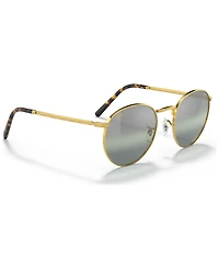 Ray-Ban Unisex Polarized Sunglasses, RB3637 New Round 50