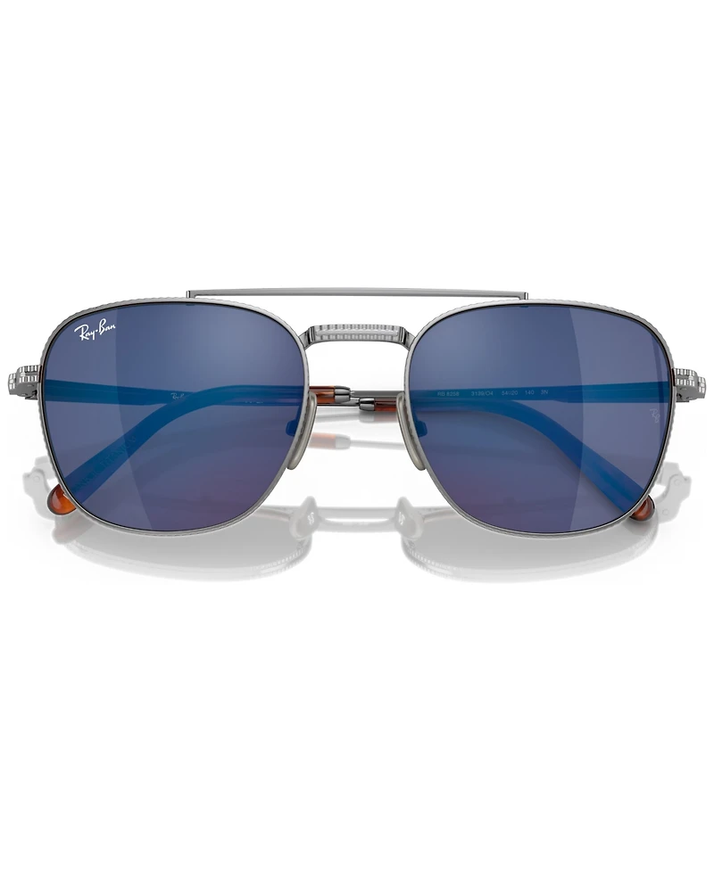 Ray-Ban Unisex Sunglasses, Frank Ii Titanium 51