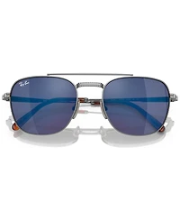 Ray-Ban Unisex Sunglasses, Frank Ii Titanium 51