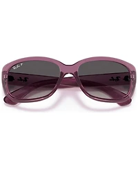 Ray-Ban Women's Polarized Sunglasses, RB4101 Jackie Ohh 58