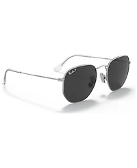 Ray-Ban Unisex Titanium Polarized Sunglasses, RB8148 Hexagonal