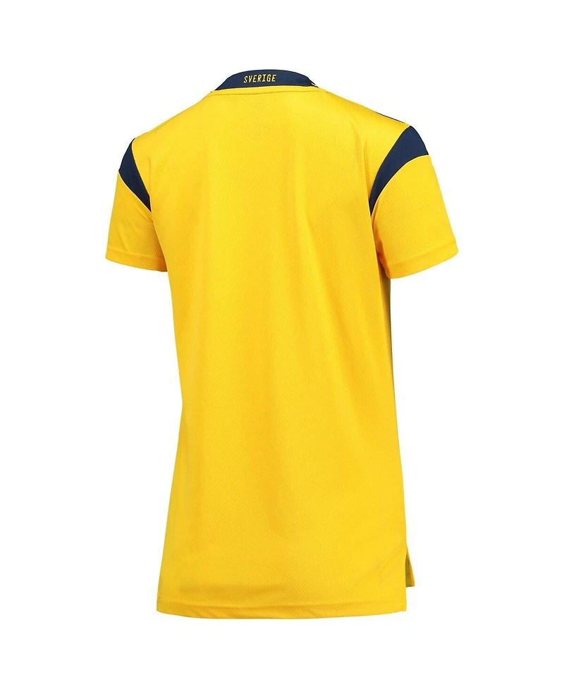 Women's adidas Yellow Sweden Women's National Team 2022 Replica Jersey
