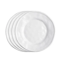 Q Squared Melamine Nautical 9" Salad Plates, Set of 4