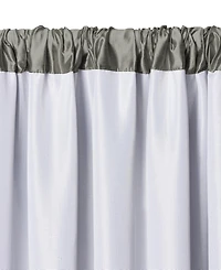 Elrene Home Fashions Versailles Faux Silk Blackout Window Curtain