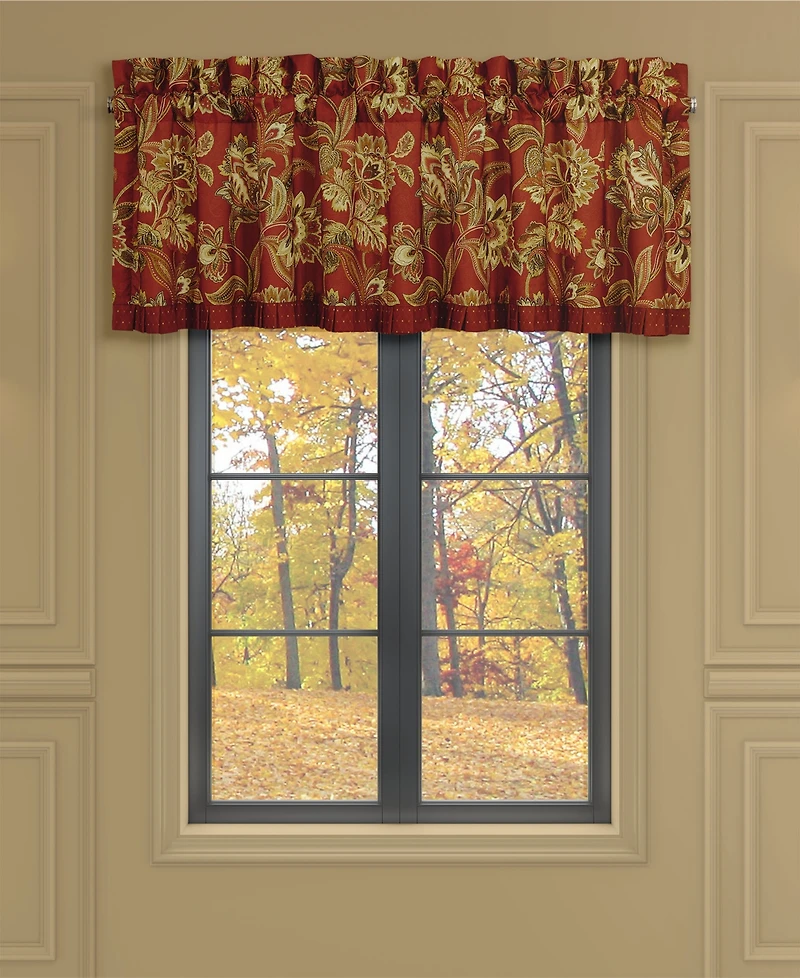 Royal Court Montecito Straight Window Valance, 17" x 72"