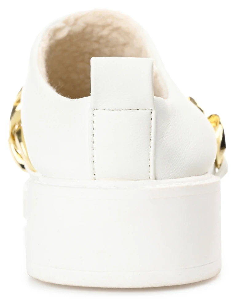 Journee Collection Women's Sheah Chain Loafers