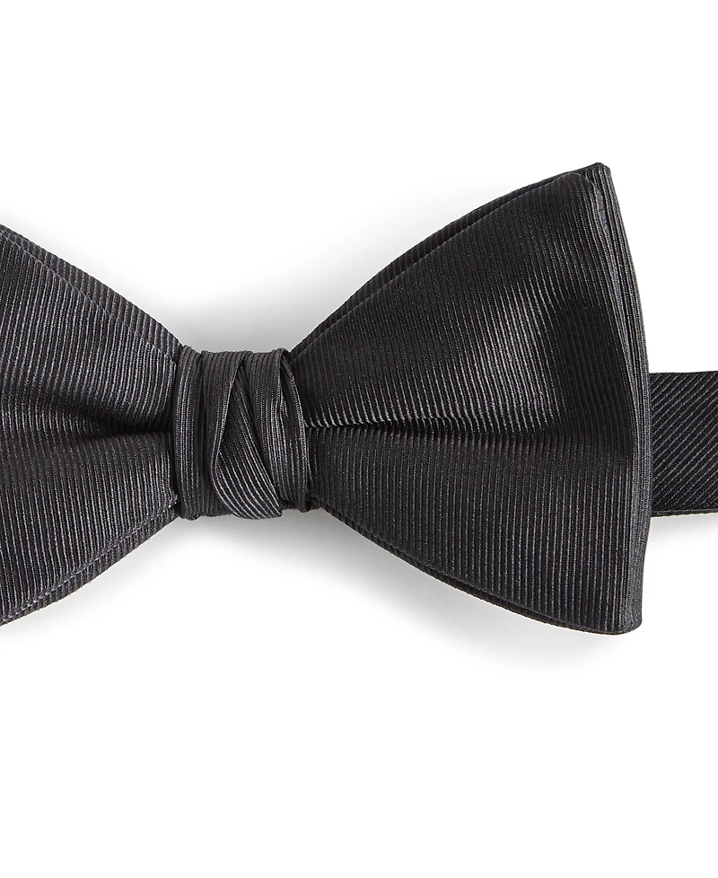Hugo by Hugo Boss Men's Ribbed Silk Pre-Tied Bow Tie