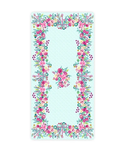 Laural Home Boho Christmas Tablecloth, 70" x 144"