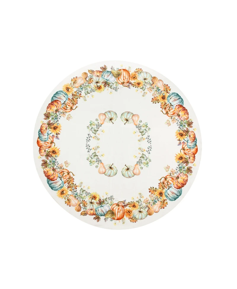 Laural Home Harvest Sun 70" Round Tablecloth