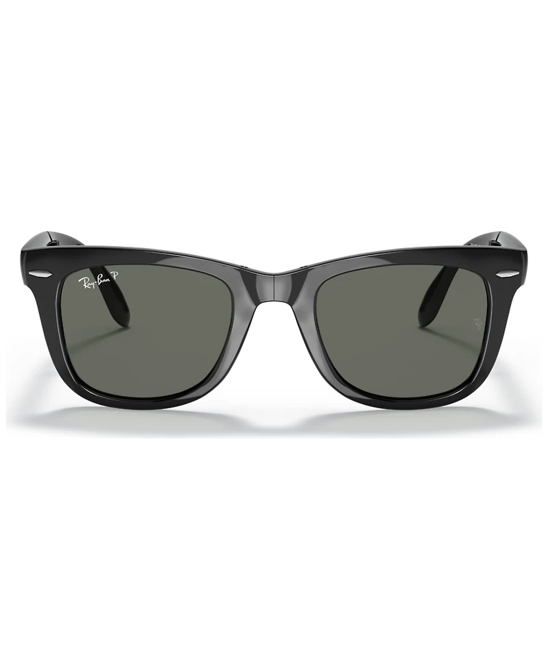 Ray-Ban Polarized Sunglasses, RB4105 Folding Wayfarer