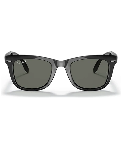 Ray-Ban Polarized Sunglasses, RB4105 Folding Wayfarer