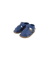 Hudson Baby Boys Breathable Cotton Coordinated Bodysuit, Shorts, and Shoe Outfit