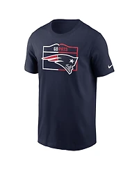 Men's Nike Navy New England Patriots Essential Local Phrase T-shirt