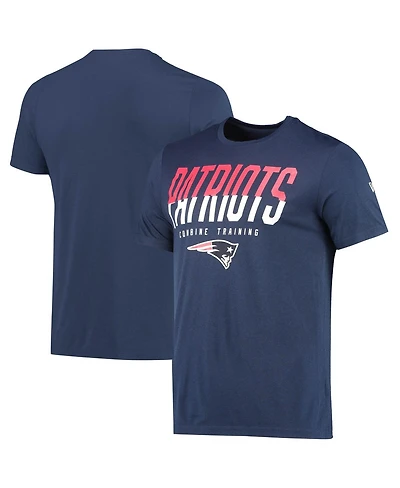 Men's New Era Navy England Patriots Combine Authentic Big Stage T-shirt