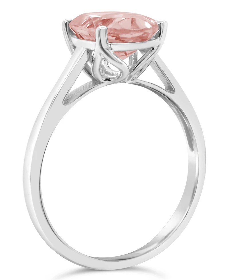 Macy's Morganite (2-1/2 ct. t.w.) Ring 14K White Gold