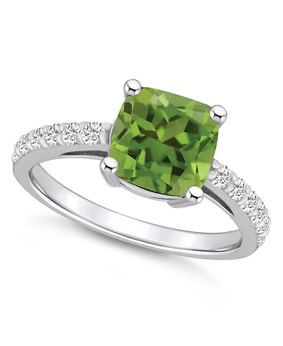 Macy's Peridot (2-3/8 Ct. T.w.) and Diamond (1/3 Ring 14K Gold