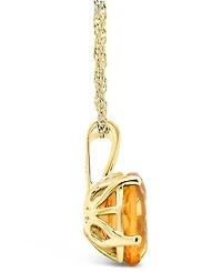 Macy's Citrine (2-1/2 ct. t.w.) Pendant Necklace in 14K Gold
