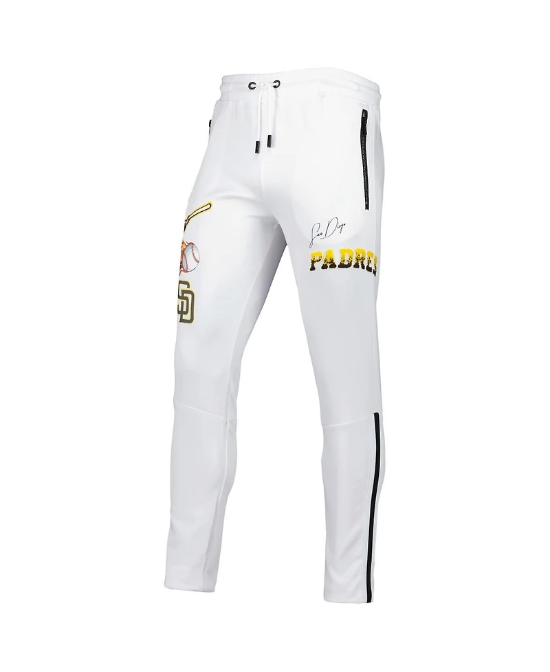 Men's Pro Standard White San Diego Padres Hometown Track Pants