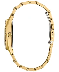 Citizen Eco-Drive Women's Crystal Gold-Tone Stainless Steel Bracelet Watch 34mm