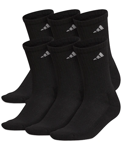 Adidas Women's 6-Pk. Athletic Cushioned Crew Socks