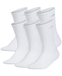 Adidas Women's 6-Pk. Athletic Cushioned Crew Socks
