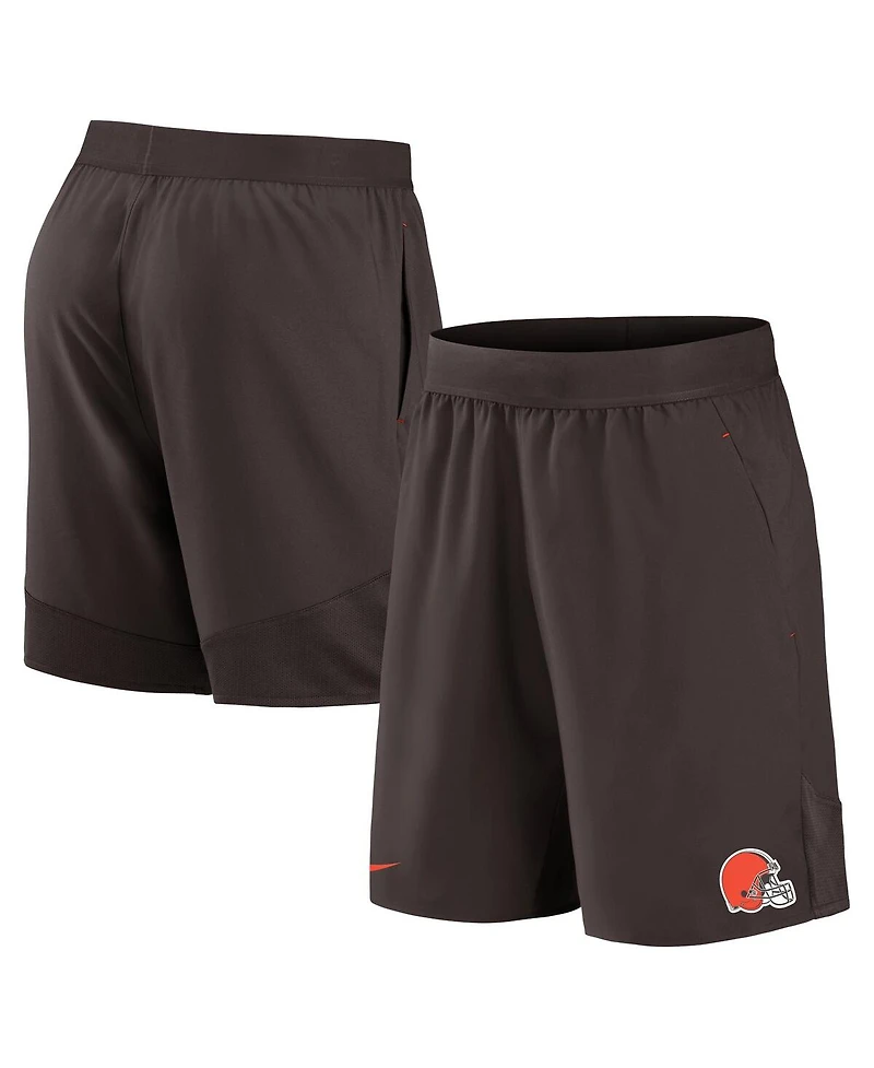 Men's Nike Brown Cleveland Browns Stretch Woven Shorts