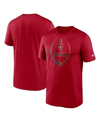 Men's Nike Red Tampa Bay Buccaneers Icon Legend Performance T-shirt
