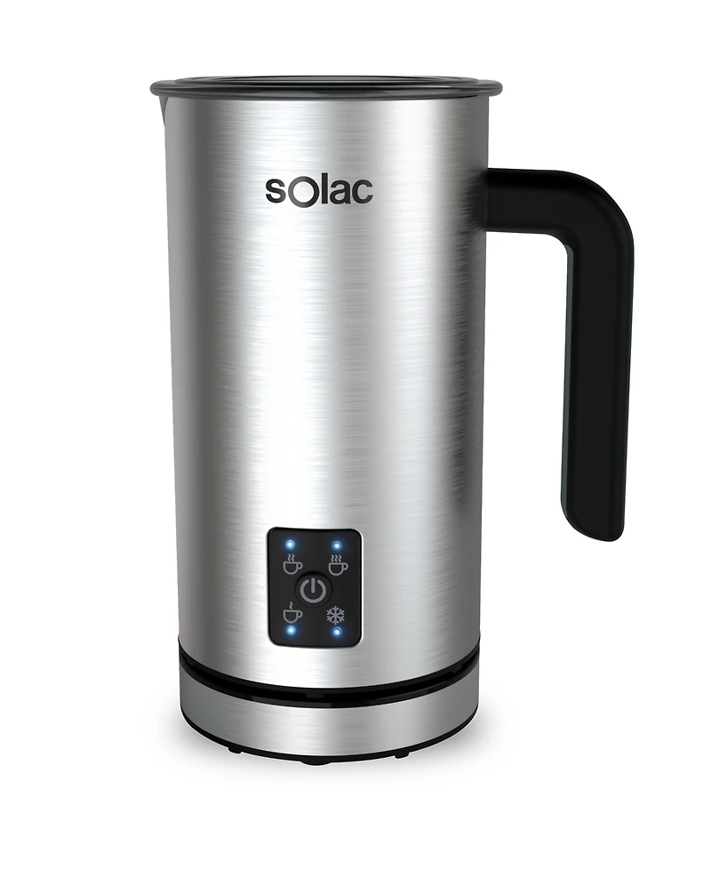 Solac Pro Foam Stainless Steel Milk Frother & Hot Chocolate Mixer
