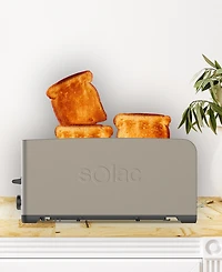 Solac My Toast Duplo Legend Stainless Steel 4-Slice Long Slot Toaster