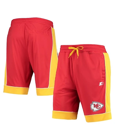 Men's Starter Red, Gold Kansas City Chiefs Fan Favorite Fashion Shorts
