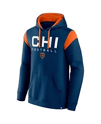 Men's Fanatics Navy Chicago Bears Call The Shot Pullover Hoodie