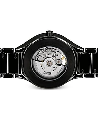 Rado Unisex Swiss Automatic True Secret Black Ceramic Bracelet Watch 40mm