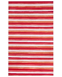 Liora Manne' Visions Ii Painted Stripes 8' x 10' Outdoor Area Rug