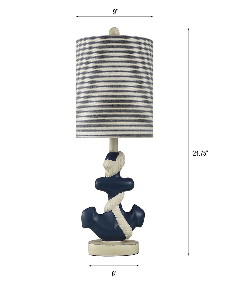 Montauk Molded Nautical Anchor Table Lamp