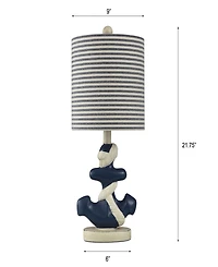 Montauk Molded Nautical Anchor Table Lamp