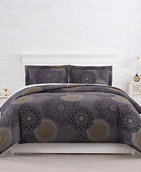 Southshore Fine Linens Midnight Floral Comforter Sets