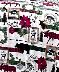 Southshore Fine Linens Merry Town Christmas Reversable 6 Piece Comforter Set