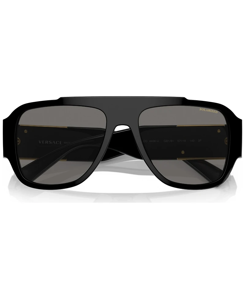 Versace Men's Polarized Sunglasses VE4436U