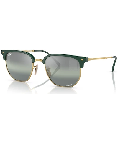 Ray-Ban Unisex Polarized Low Bridge Fit Sunglasses, RB4416F55-zp