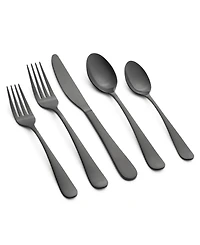 Cambridge Silversmiths Rhiannon Black Satin -Piece Flatware Set
