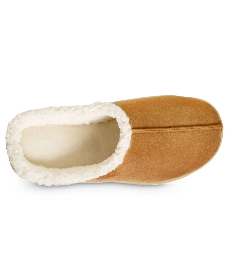 Isotoner Signature Women's Microsuede Rory hoodback Comfort Slippers